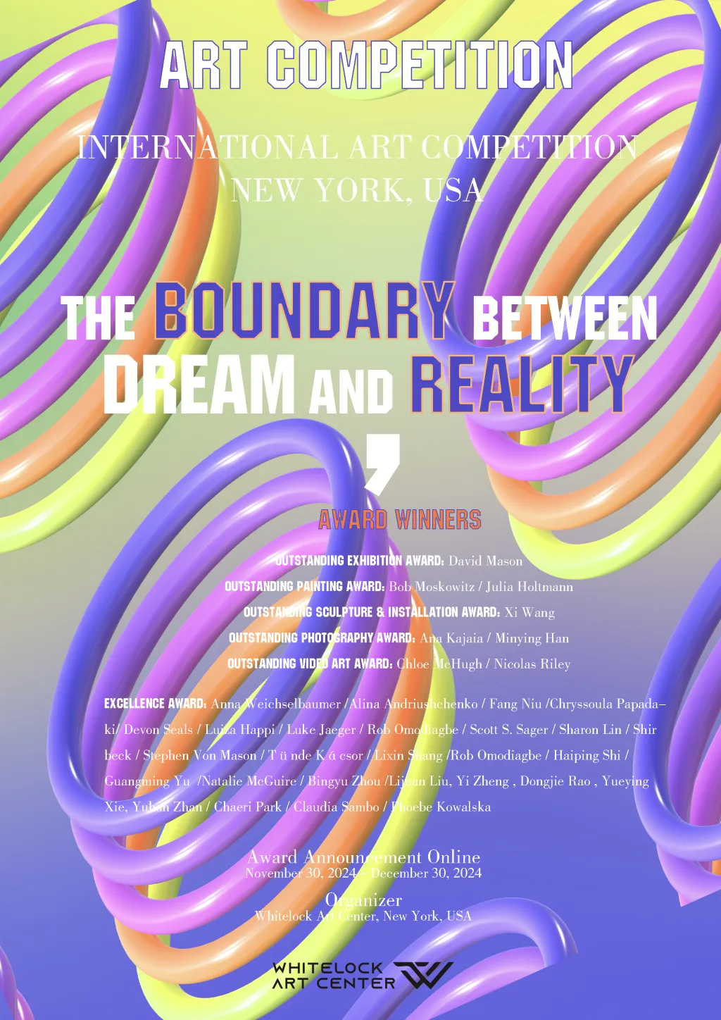 The Boundary Between Dream and Reality 2024 International Art Competition, New York, USA