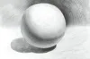 《球体石膏素描》